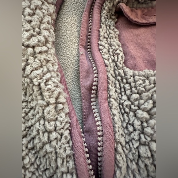 Rumi + Ryder Purple Fleece-Lined Sherpa Jacket Size 6-7 - Picture 5 of 6